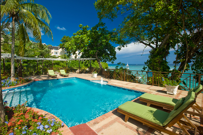 Ben and Lauren Fantasy Suite at Sandals Royal Plantation in the  Villa Plantana Love Nest Suite