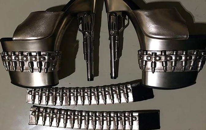 What not to pack in your carry-on: gun-shaped stilettos