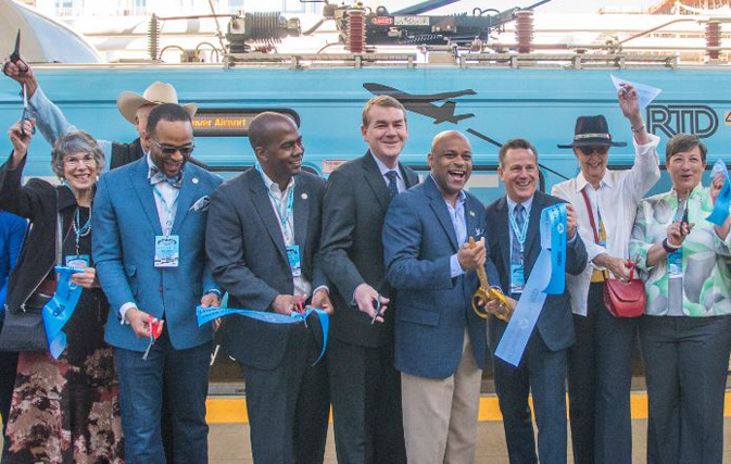 Denver unveils new rail connection to Denver International Airport