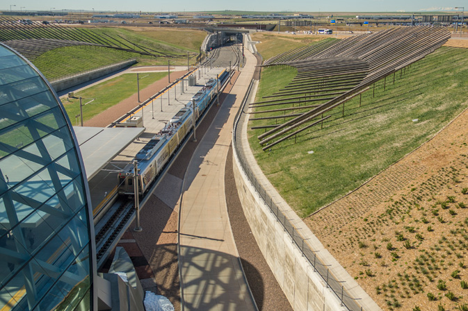 rail connection to Denver International Airport
