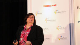 Lots for TravelBrands to celebrate: new look, Access to the World site, Sunquest IQ
