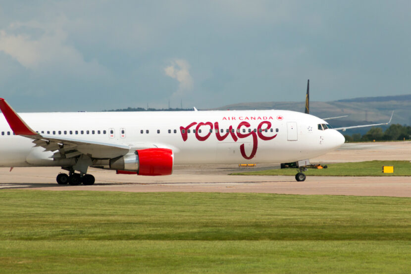 Air Canada rouge touches down at London-Gatwick for the first time