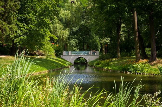 Lazienki Park in Warsaw