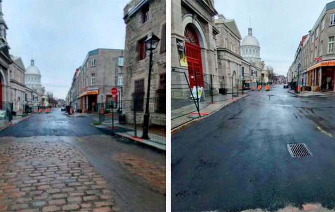 Mon Dieu: Old Montreal’s cobblestones paved over?
