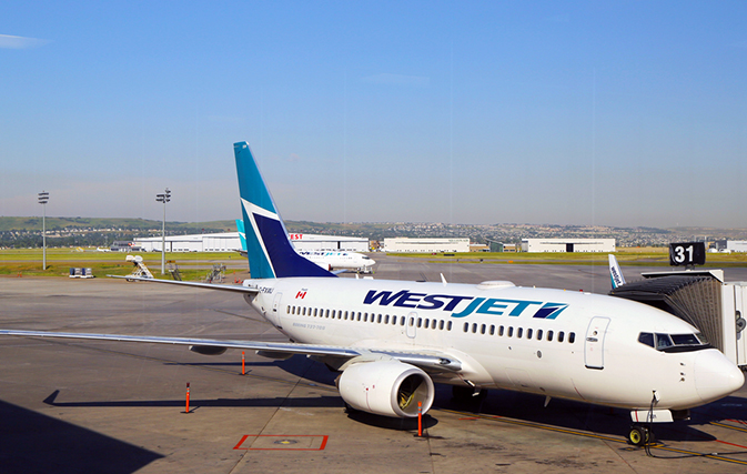 WestJet reports traffic up 14%, record May load factor