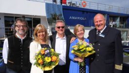 AmaWaterways christens two new ships, AmaViola and AmaStella