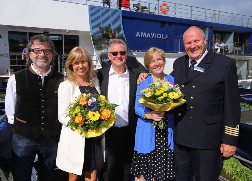 AmaWaterways christens two new ships, AmaViola and AmaStella