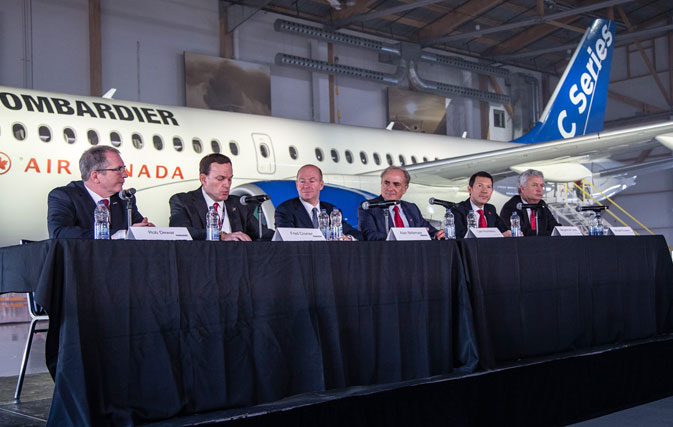 Air Canada firms up order for 45 Bombardier CSeries passenger jets