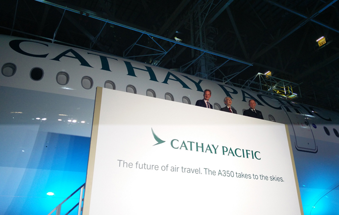 Cathay Pacific welcomes its first A350-900 with Calgary, Montreal and Edmonton ambitions