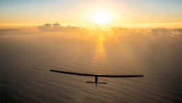 Solar powered plane lands in Spain