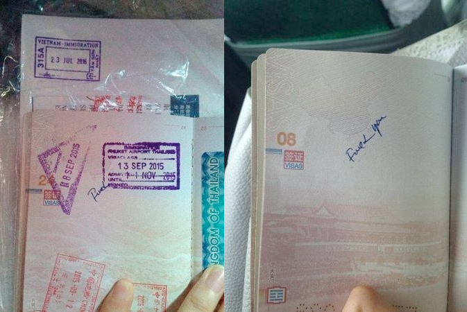 Border official scrawls F-bomb in Chinese passport