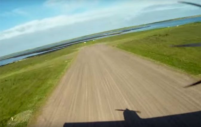 The shortest passenger flight in the world lasts less than a minute