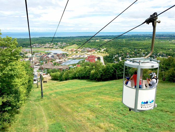 The open-air gondola