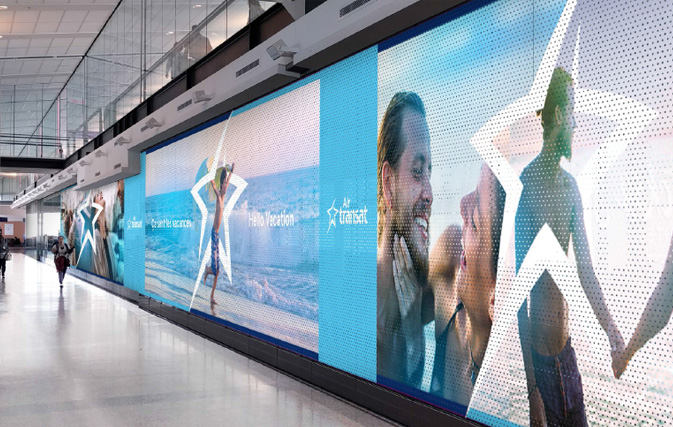 The brand new Espace Air Transat unveiled at Montréal-Trudeau Airport