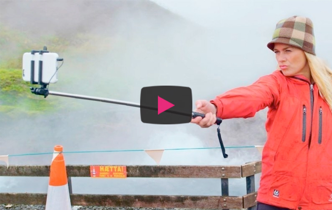 [VIDEO] Don’t fall into the volcano: Iceland teaches safe selfies