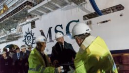 MSC Cruises floats out new Seaside ship, on track to debut next year