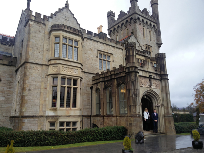 Speaking of luxury, agents got to stay at Lough Eske Castle