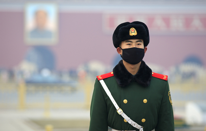 Northern China being smothered by smog, flights cancelled