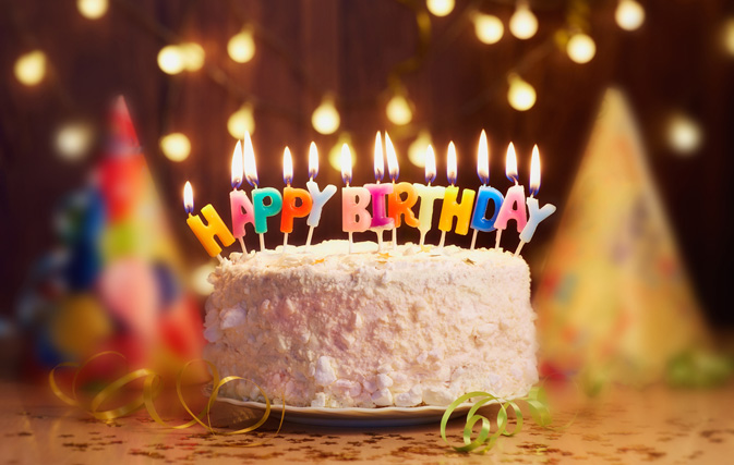 Ordering a birthday on a plane
