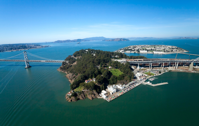 San Francisco Bay Bridge And Treasure Island