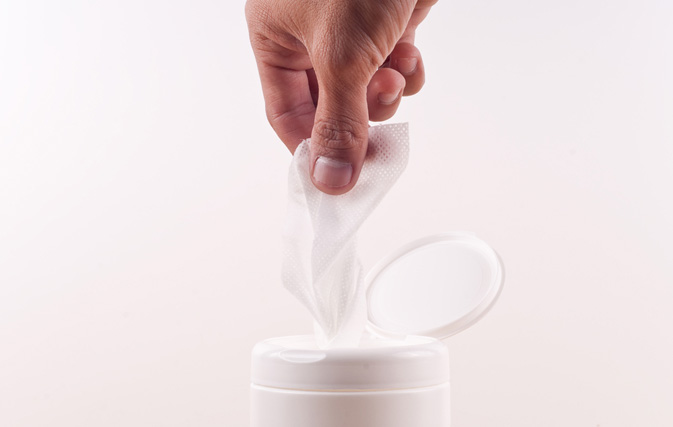 Sanitizing wipes