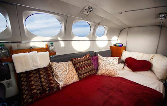 These mile-high club airlines are totally shagadelic, baby