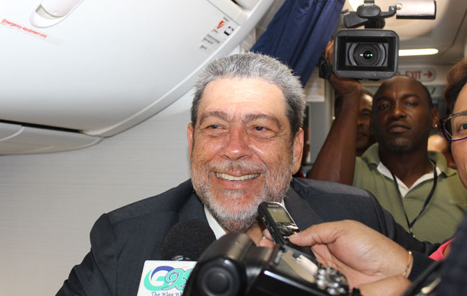 First flight from Toronto to SVG lands with fanfare at new Argyle International Airport