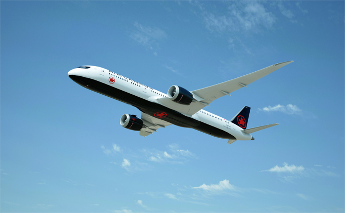 Air Canada's new livery