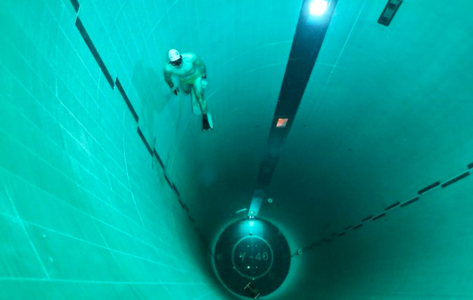 Would you take a dip in the world’s deepest pool?