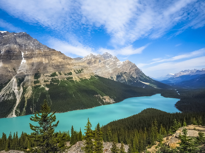 Peyto Lake in Banff National Park, Canada