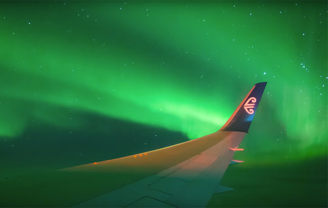 Sold out plane flew passengers for eight hours to see the Southern Lights