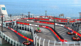 NCL’s top-deck racetrack has to be seen to be believed