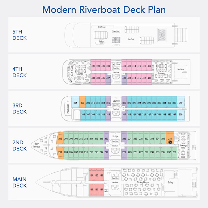 American Cruise Lines unveils design details of its modern riverboats