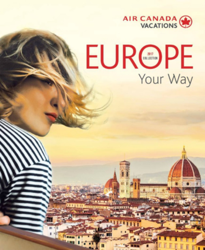 Air Canada Vacations’ new Europe and Cruise brochure