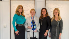 From l-r: Edie Rodriguez, CEO & President, Crystal; Gerri Grant, Tully Luxury Travel; Carmen Roig, Vice President, Marketing & Sales, Crystal; Melissa Araya, Director, Strategic Partnerships, Crystal