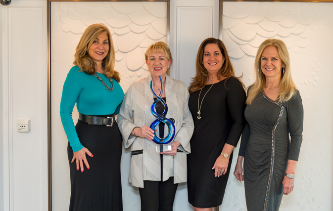 From l-r: Edie Rodriguez, CEO & President, Crystal; Gerri Grant, Tully Luxury Travel; Carmen Roig, Vice President, Marketing & Sales, Crystal; Melissa Araya, Director, Strategic Partnerships, Crystal