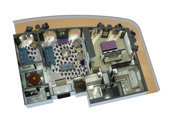 Grand-suite layout