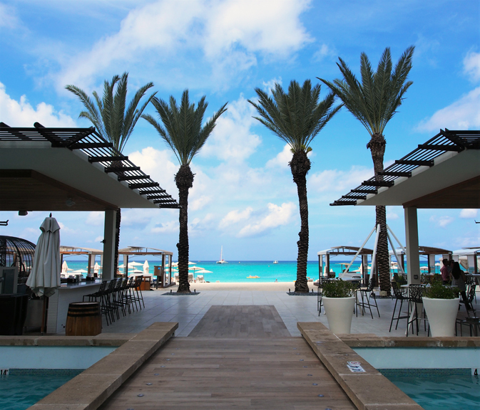 Poolside views at The Westin