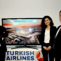 From l-r: Abdullah Nergiz, Airline and Cargo Marketing Director, Istanbul New Airport; Derya Serbetci Acar, Director for Cultural and Tourism Affairs at the Turkish Consulate, Toronto; Zafer Bolukbasi, General Manager, Toronto, Turkish Airlines