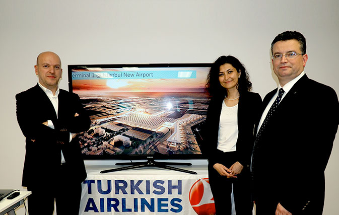 From l-r: Abdullah Nergiz, Airline and Cargo Marketing Director, Istanbul New Airport; Derya Serbetci Acar, Director for Cultural and Tourism Affairs at the Turkish Consulate, Toronto; Zafer Bolukbasi, General Manager, Toronto, Turkish Airlines