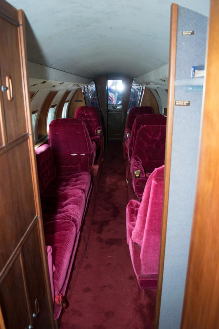 Elvis' plane goes on auction block after sitting 30 years