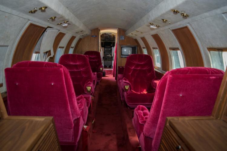 Elvis' plane goes on auction block after sitting 30 years