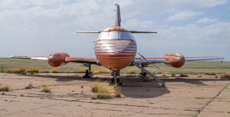 Elvis' plane goes on auction block after sitting 30 years