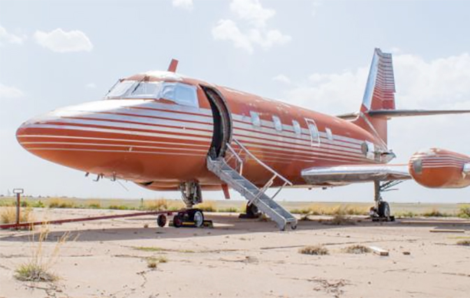Fit for a king? Elvis' plane goes on auction block after sitting 30 years