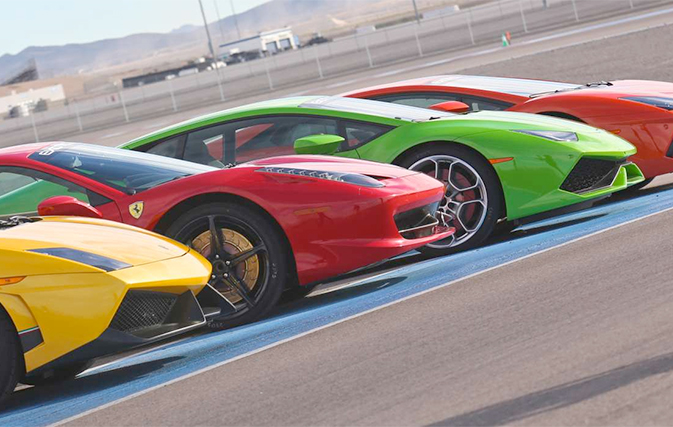 Exotics Racing at the Las Vegas Motor Speedway.