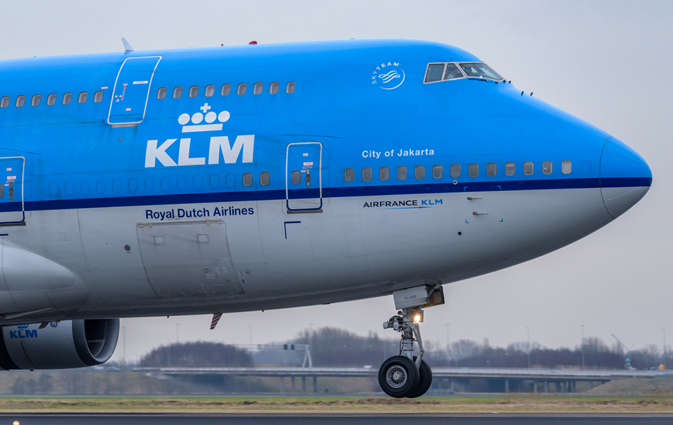 KLM plane