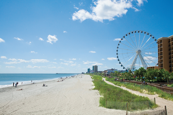 Myrtle Beach view looking south