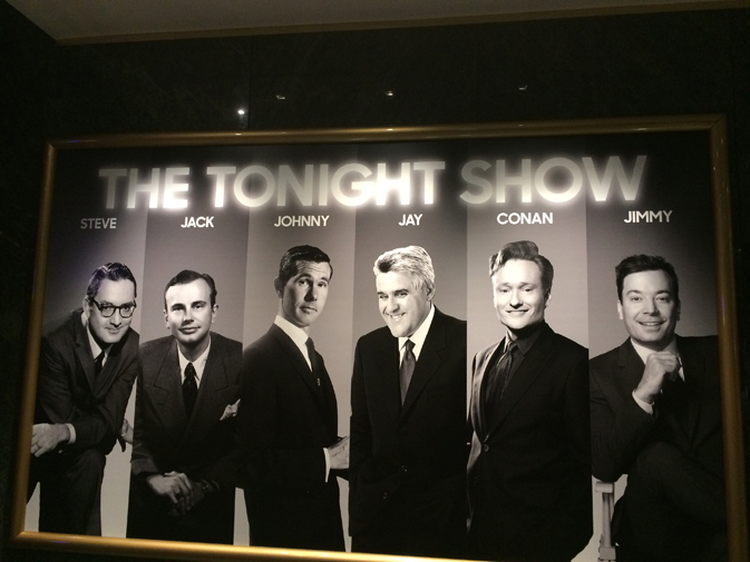 The Tonight Show's hosts through the years at Race Through New York Starring Jimmy Fallon at Universal Studios