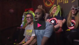 Watch this reporter hilariously freak out on new Guardians of the Galaxy ride