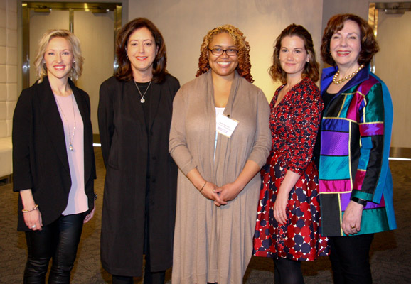 Susie Grynol, President, Hotel Association of Canada; Charlotte Bell, President & CEO, TIAC; Jada Graves, Managing Editor, BrandFuse; Laurel Greatrix, Director, Communications for TripAdvisor; and Dorothy Dowling, Senior VP and Chief Marketing Officer, Best Western Hotels & Resorts